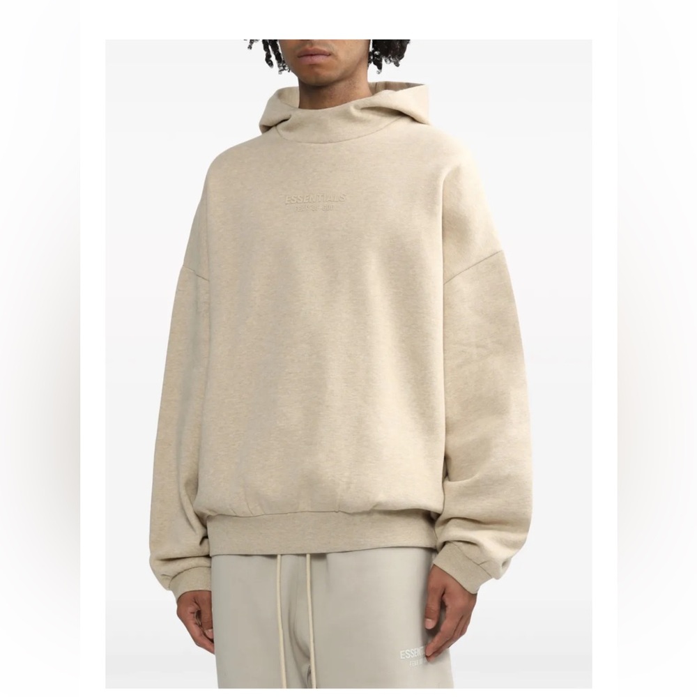 Essentials Fear of God Beige Hoodie